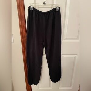 Offline black cotton blend sweatpants